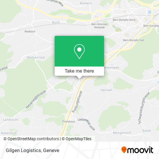 Gilgen Logistics map