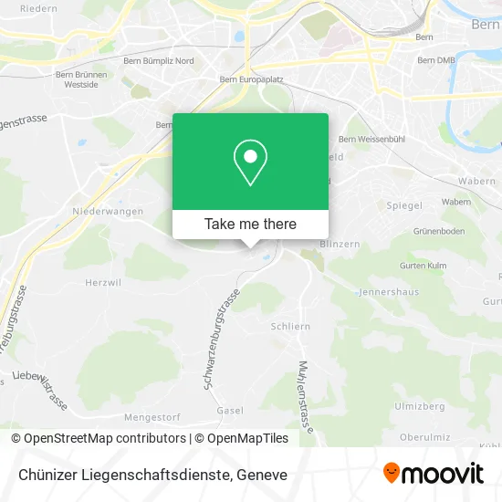 Chünizer Liegenschaftsdienste plan
