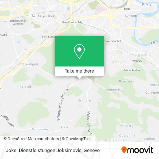 Joksi Dienstleistungen Joksimovic map