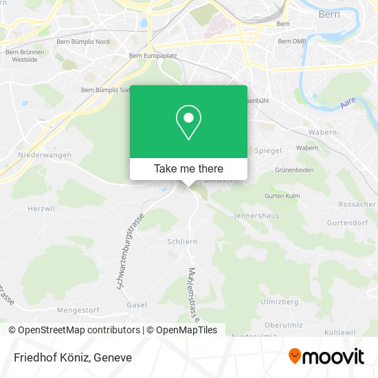Friedhof Köniz map