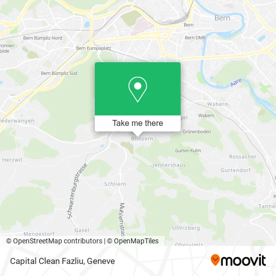 Capital Clean Fazliu map
