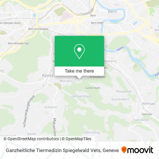 Ganzheitliche Tiermedizin Spiegelwald Vets map