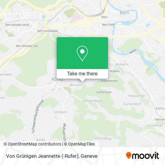 Von Grünigen Jeannette (-Rufer) map