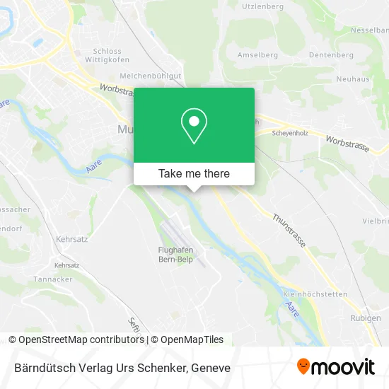 Bärndütsch Verlag Urs Schenker map
