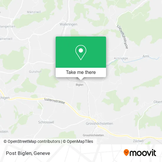 Post Biglen map