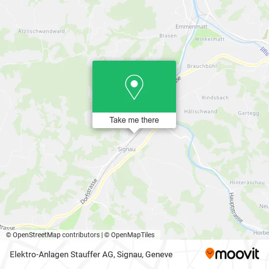 Elektro-Anlagen Stauffer AG, Signau map
