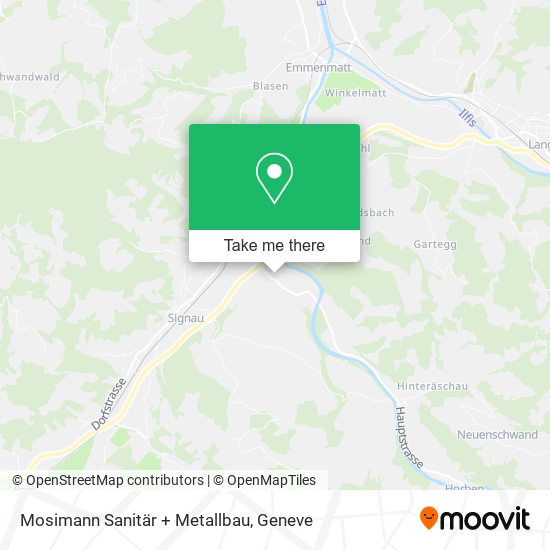 Mosimann Sanitär + Metallbau map