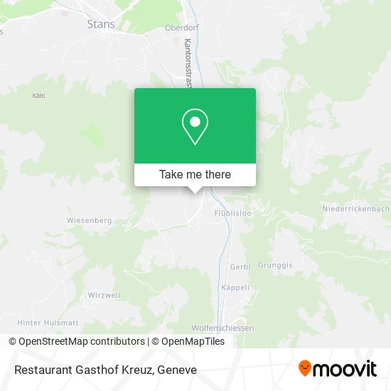 Restaurant Gasthof Kreuz map