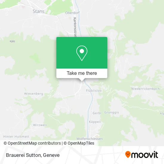 Brauerei Sutton map