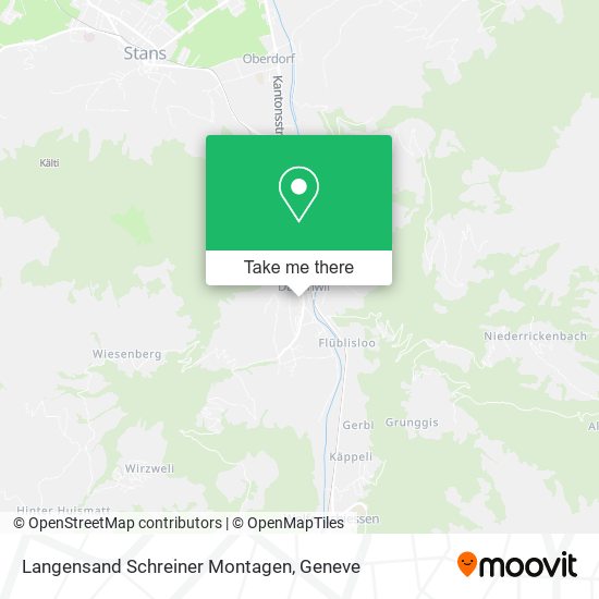 Langensand Schreiner Montagen map