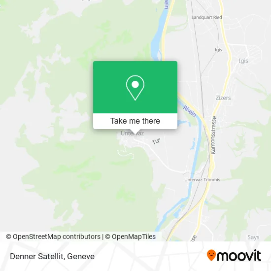 Denner Satellit map