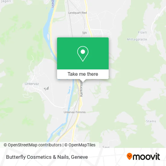 Butterfly Cosmetics & Nails map