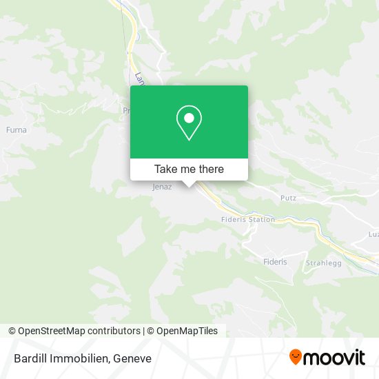 Bardill Immobilien map