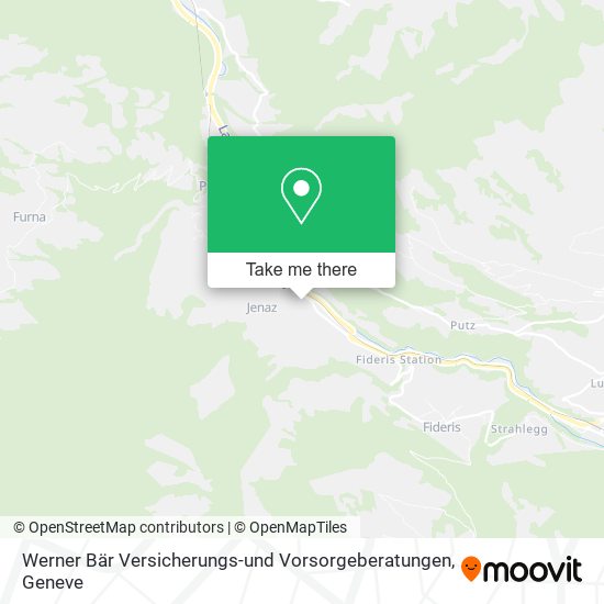 Werner Bär Versicherungs-und Vorsorgeberatungen map