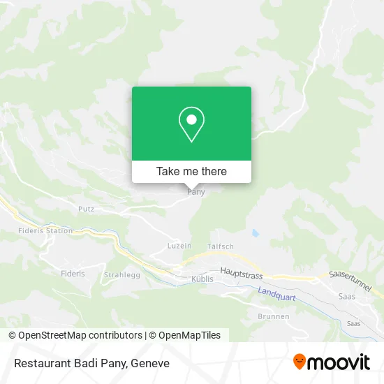Restaurant Badi Pany map