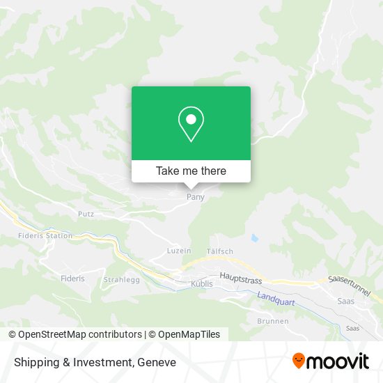Shipping & Investment map