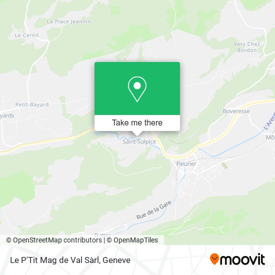 Le P'Tit Mag de Val Sàrl map