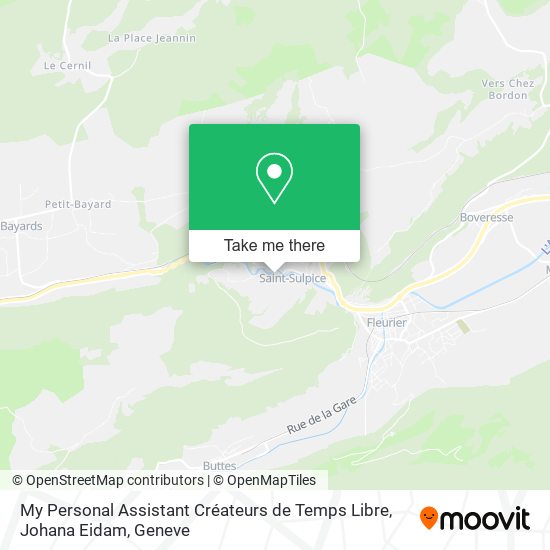 My Personal Assistant Créateurs de Temps Libre, Johana Eidam map