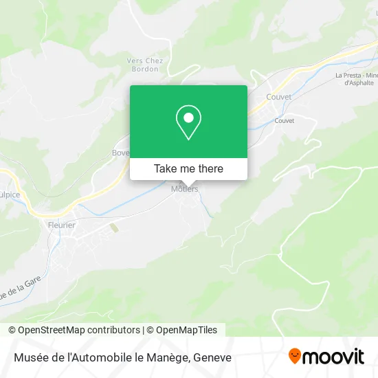 Musée de l'Automobile le Manège map