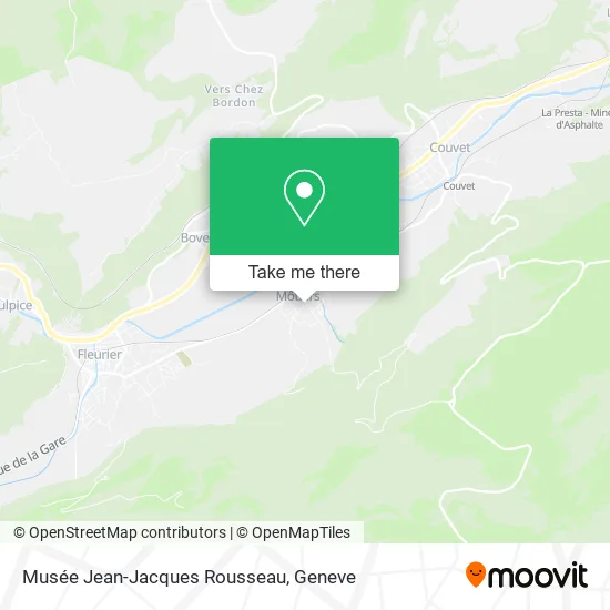 Musée Jean-Jacques Rousseau map