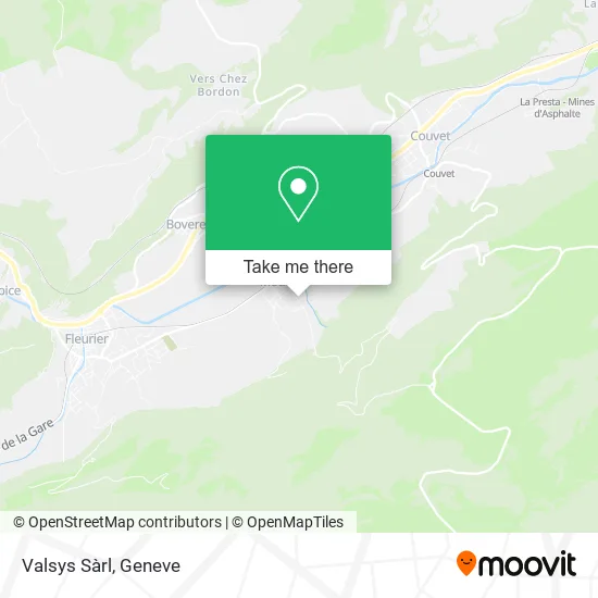 Valsys Sàrl map