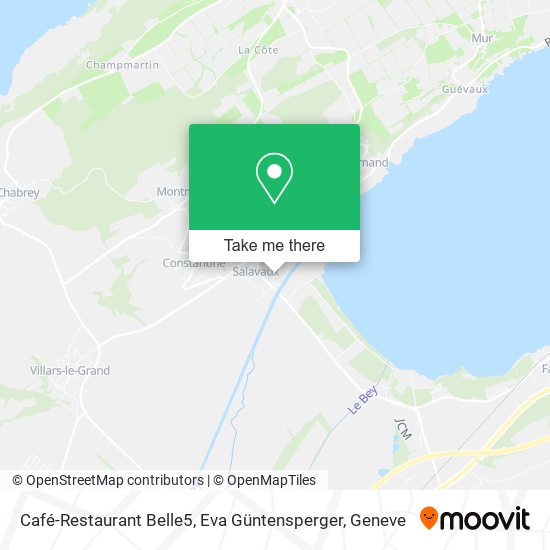 Café-Restaurant Belle5, Eva Güntensperger map