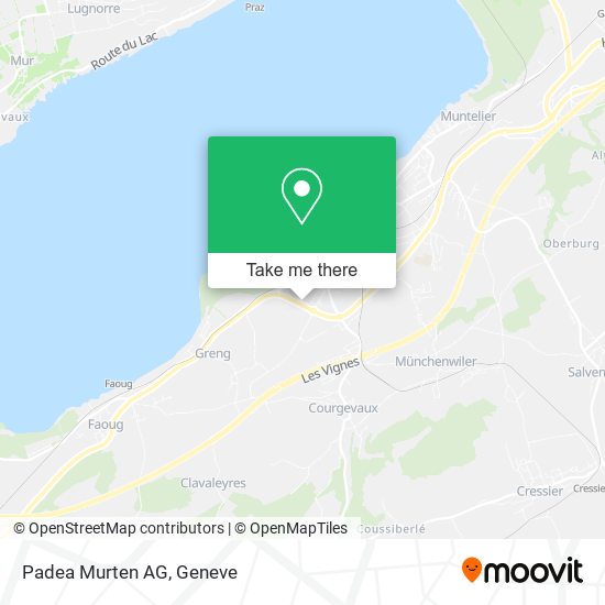 Padea Murten AG map