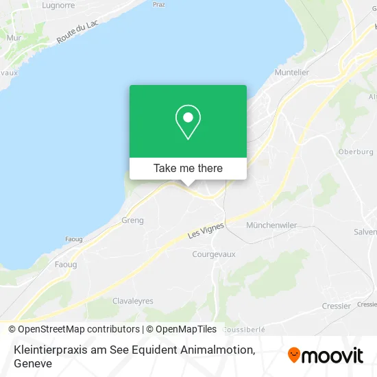 Kleintierpraxis am See Equident Animalmotion map