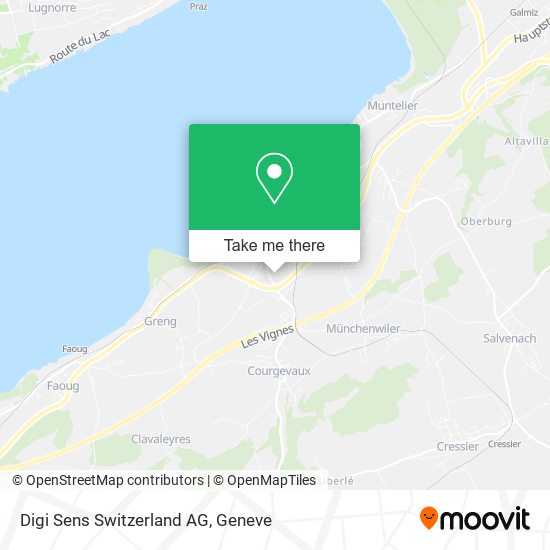 Digi Sens Switzerland AG map