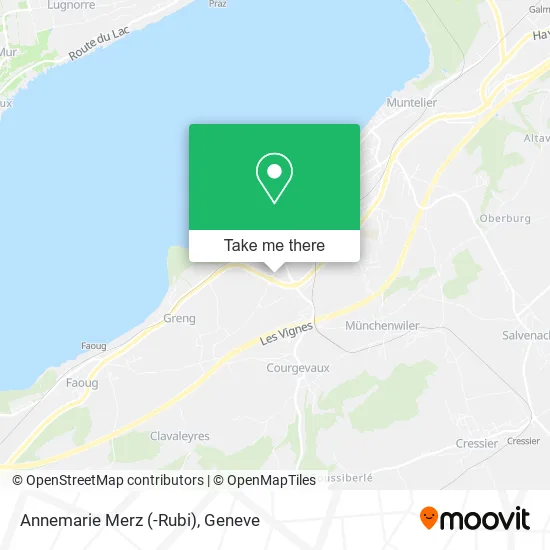 Annemarie Merz (-Rubi) map