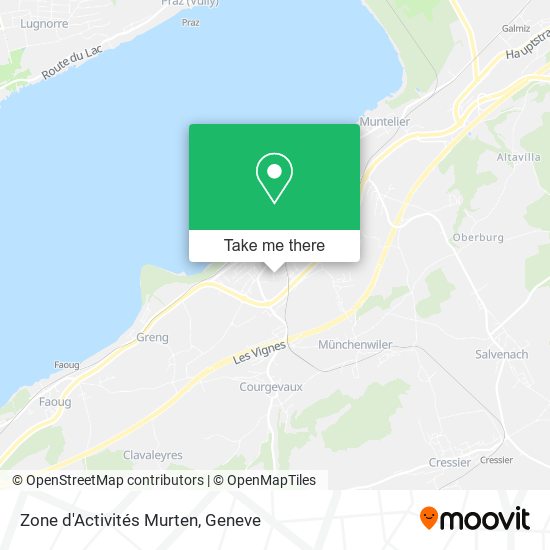 Zone d'Activités Murten map