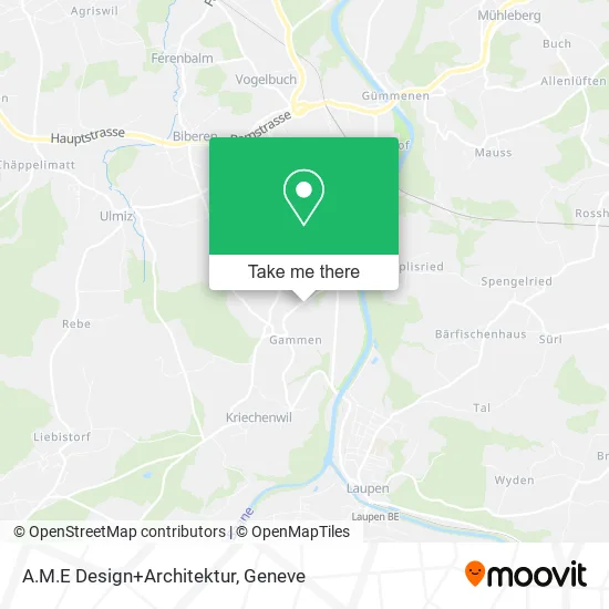 A.M.E Design+Architektur map