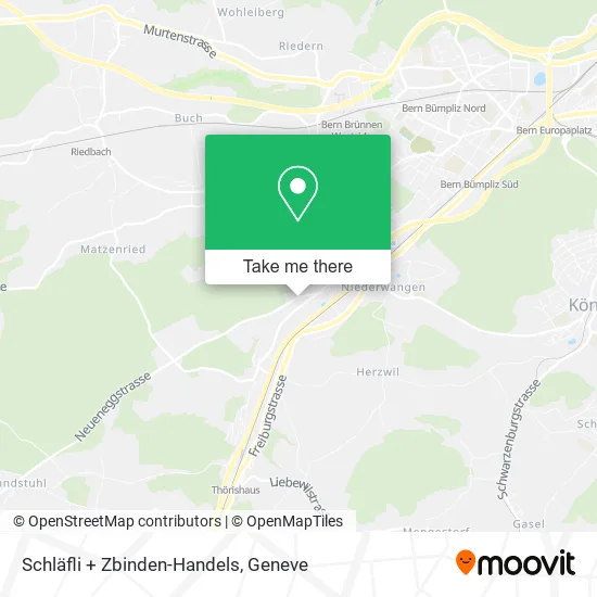 Schläfli + Zbinden-Handels map