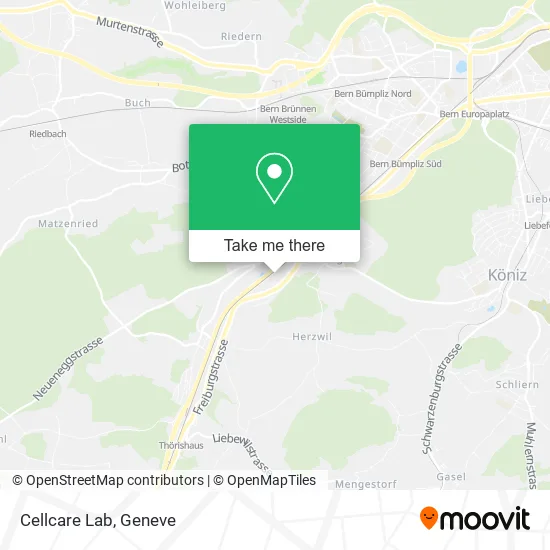Cellcare Lab map