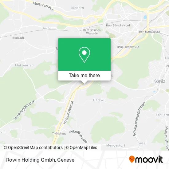 Rowin Holding Gmbh map