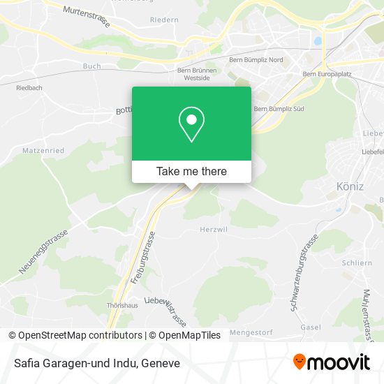 Safia Garagen-und Indu map