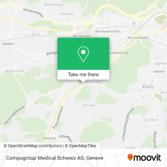 Compugroup Medical Schweiz AG map