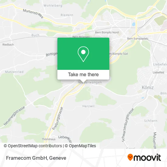 Framecom GmbH map