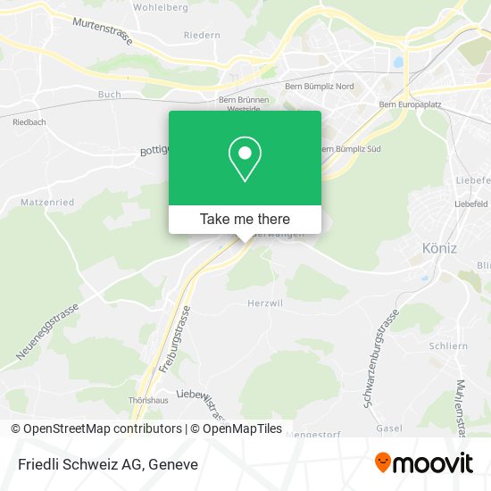 Friedli Schweiz AG map