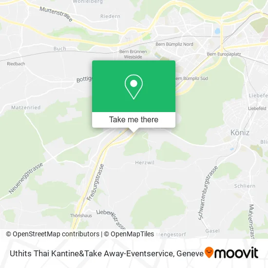Uthits Thai Kantine&Take Away-Eventservice map