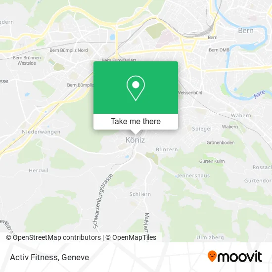 Activ Fitness map