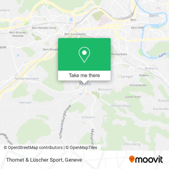 Thomet & Lüscher Sport map