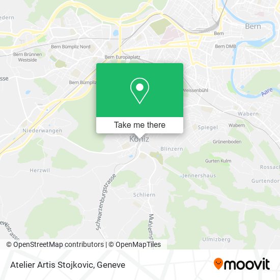 Atelier Artis Stojkovic map