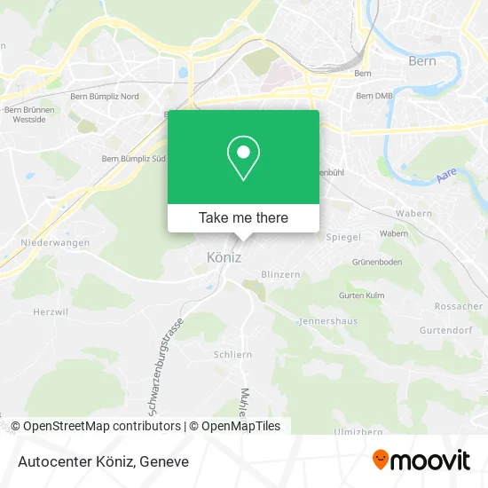 Autocenter Köniz map