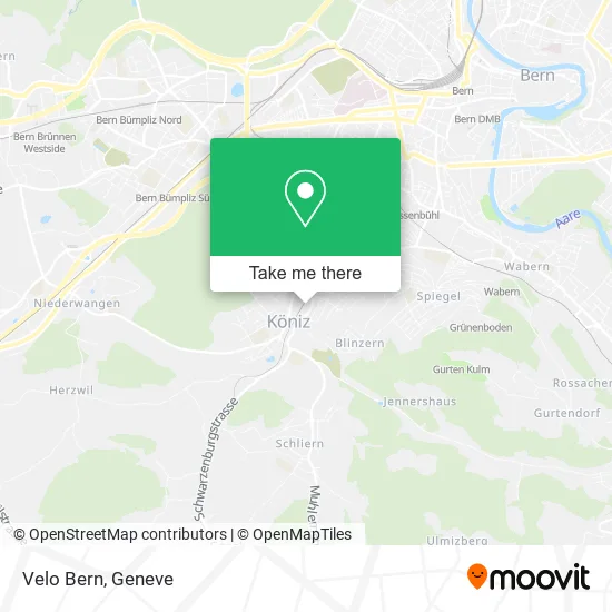 Velo Bern map