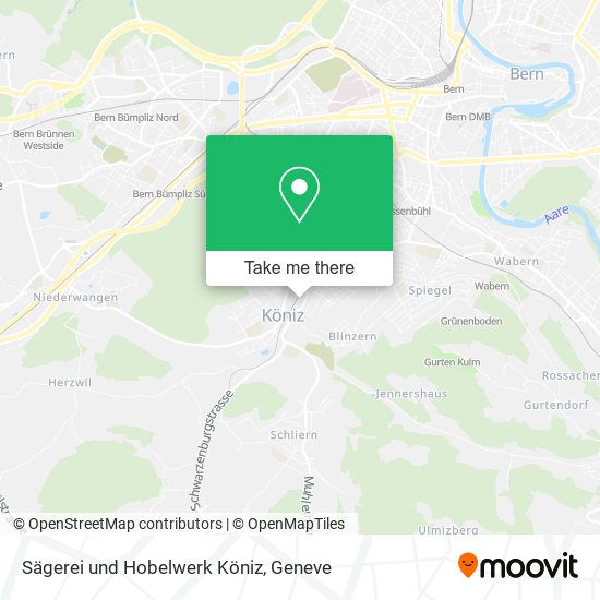Sägerei und Hobelwerk Köniz map