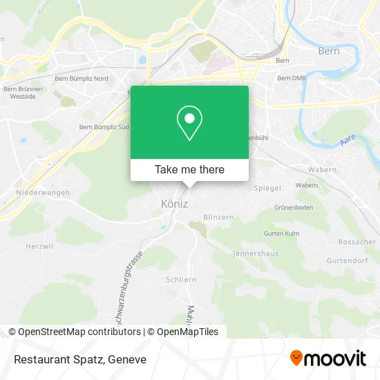Restaurant Spatz plan