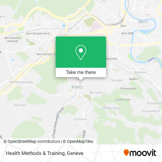 Health Methods & Training map