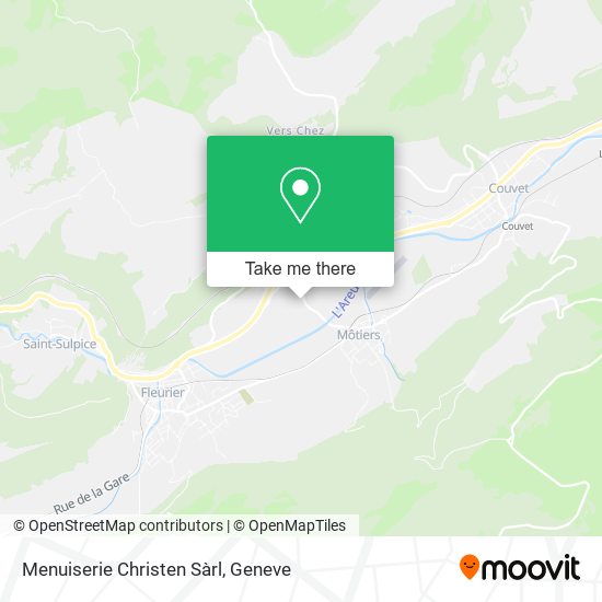 Menuiserie Christen Sàrl map