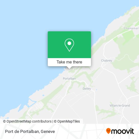 Port de Portalban map